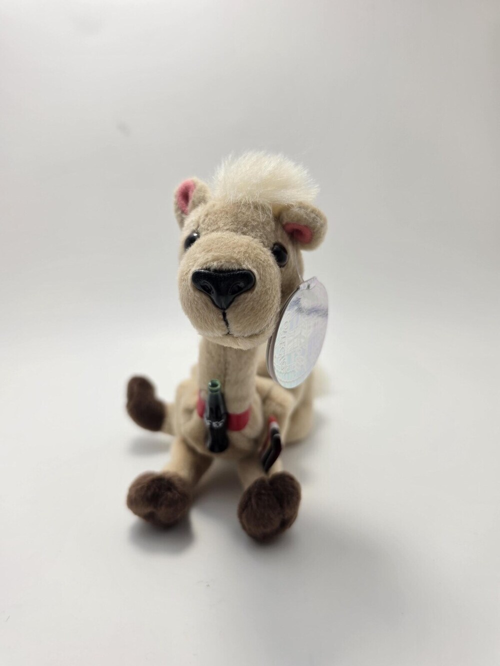 Coca Cola International "RAMEL" the Camel Egypt Bean Bag Plush 1999 (6 inch)